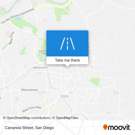 Mapa de Cananea Street