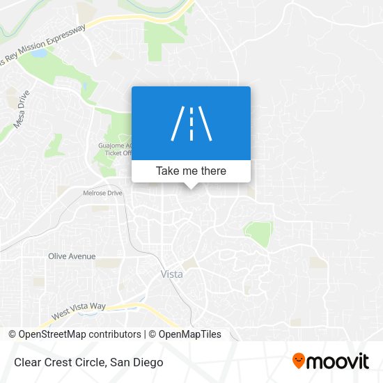 Mapa de Clear Crest Circle