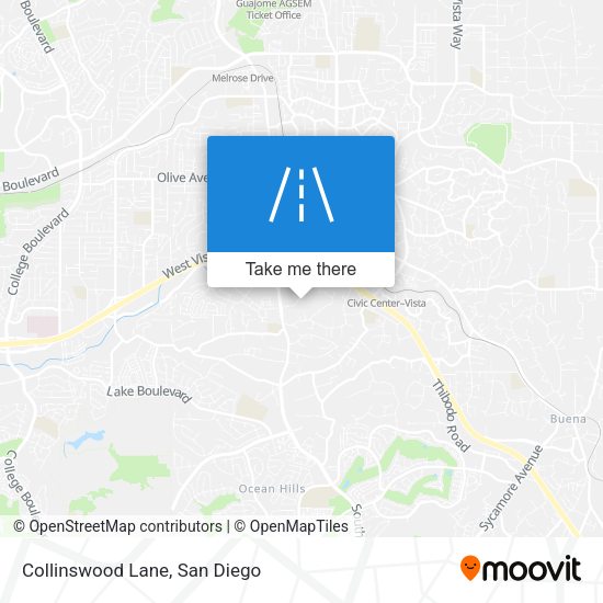 Mapa de Collinswood Lane