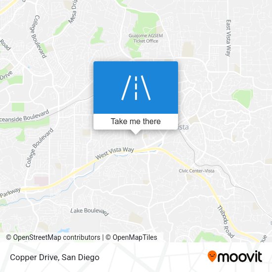 Mapa de Copper Drive
