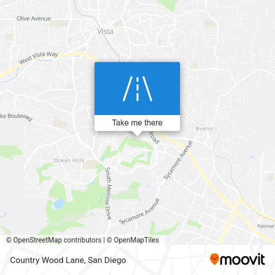 Mapa de Country Wood Lane