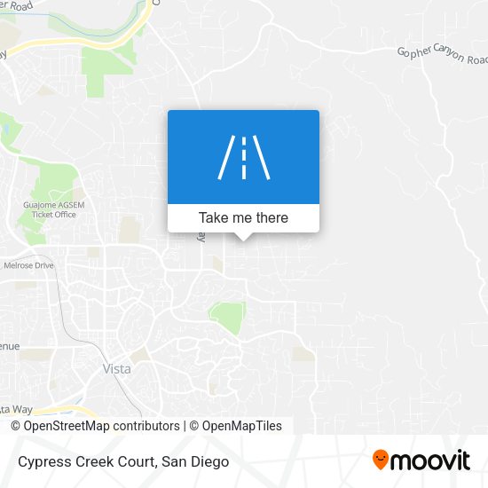 Cypress Creek Court map