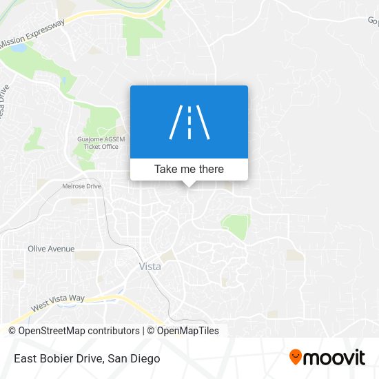 Mapa de East Bobier Drive