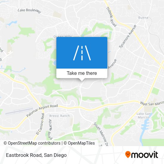 Mapa de Eastbrook Road