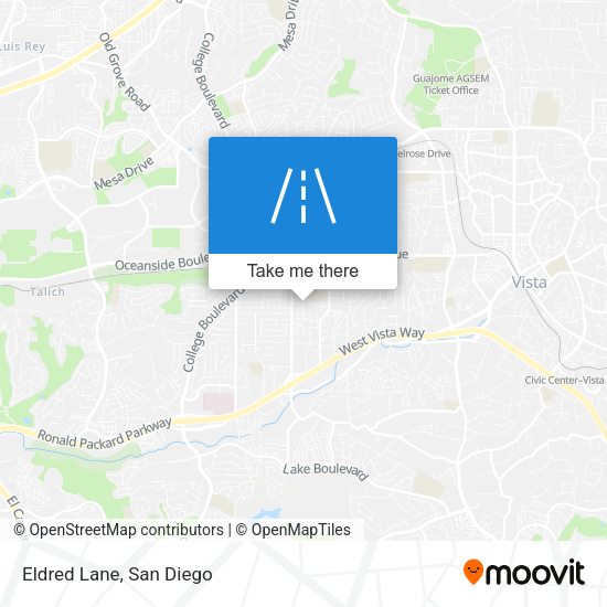 Mapa de Eldred Lane