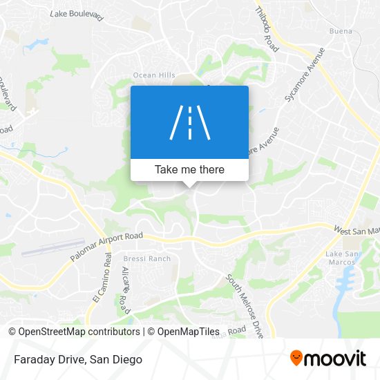 Faraday Drive map