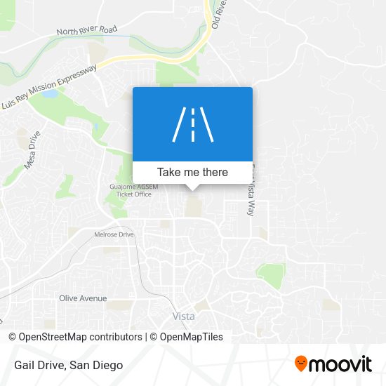 Mapa de Gail Drive
