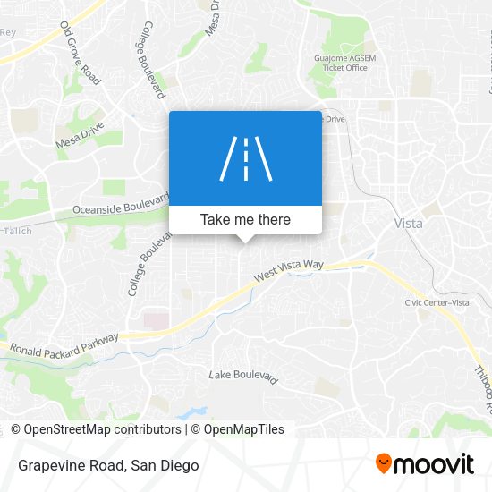 Mapa de Grapevine Road