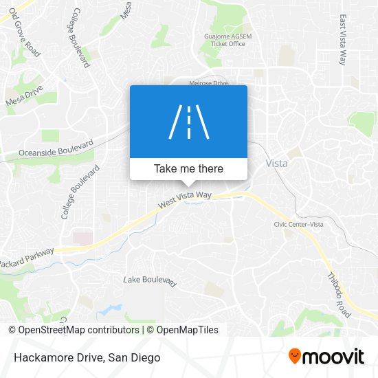 Mapa de Hackamore Drive