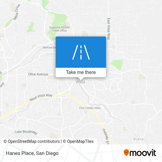 Mapa de Hanes Place