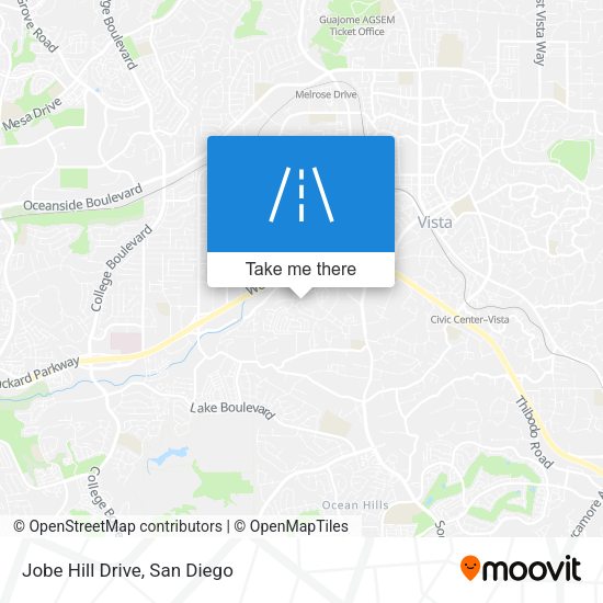 Mapa de Jobe Hill Drive
