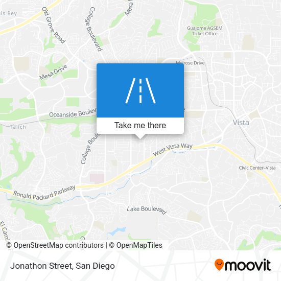 Jonathon Street map