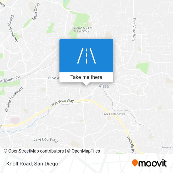 Mapa de Knoll Road