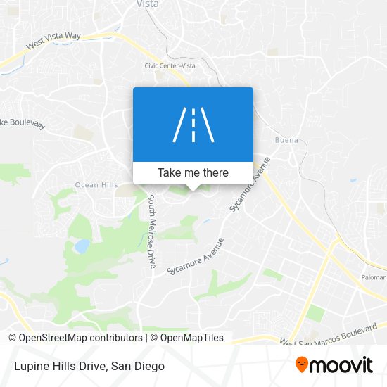 Mapa de Lupine Hills Drive