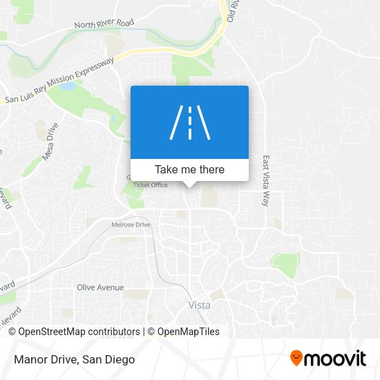 Mapa de Manor Drive