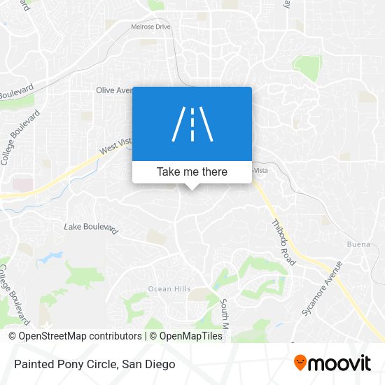 Mapa de Painted Pony Circle