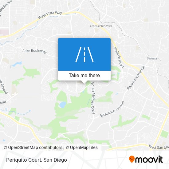 Periquito Court map