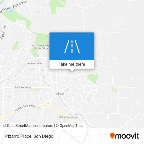 Mapa de Pizarro Place