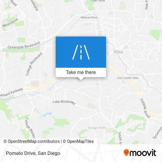 Mapa de Pomelo Drive
