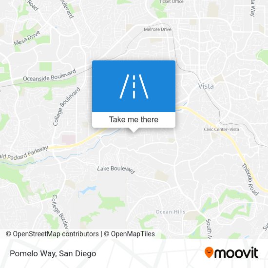 Mapa de Pomelo Way