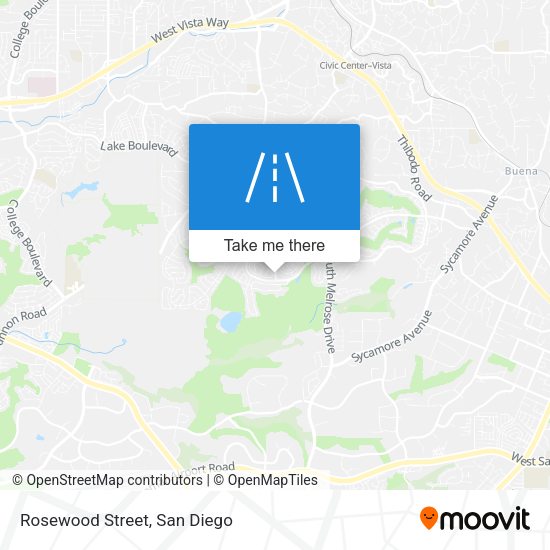 Mapa de Rosewood Street