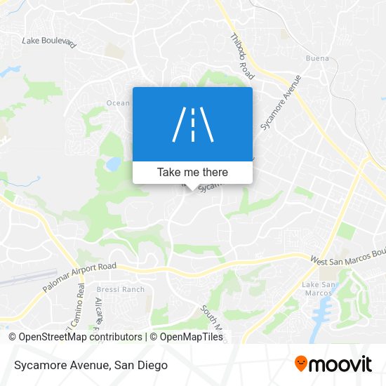Mapa de Sycamore Avenue