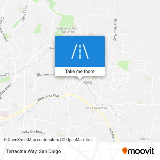 Mapa de Terracina Way