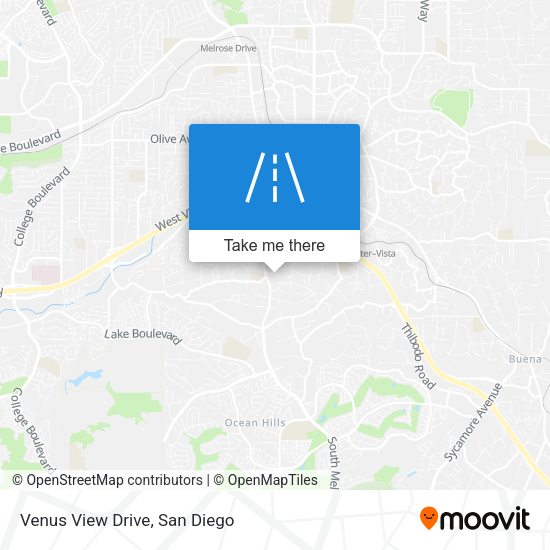Mapa de Venus View Drive