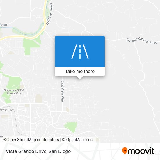 Vista Grande Drive map
