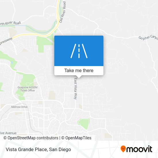 Vista Grande Place map