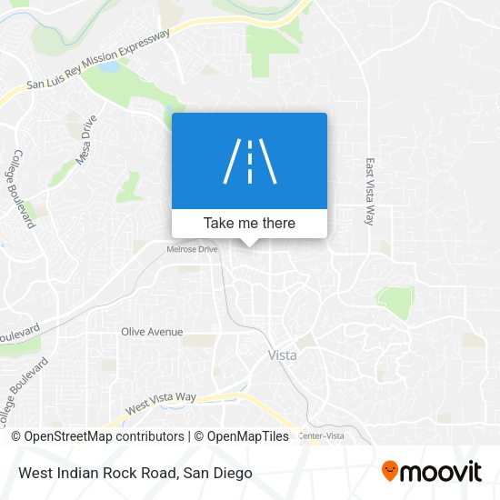 Mapa de West Indian Rock Road