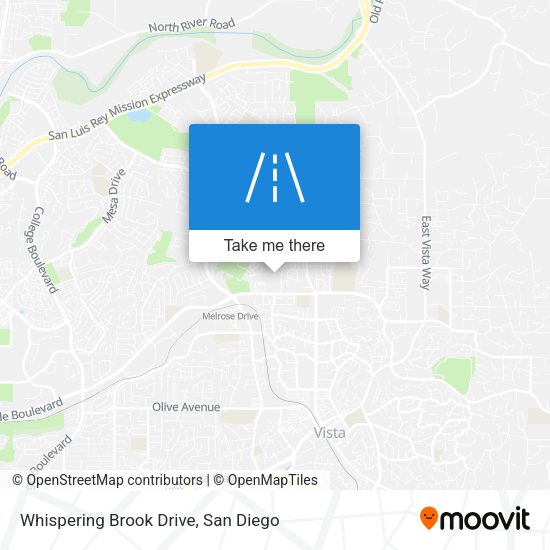 Whispering Brook Drive map