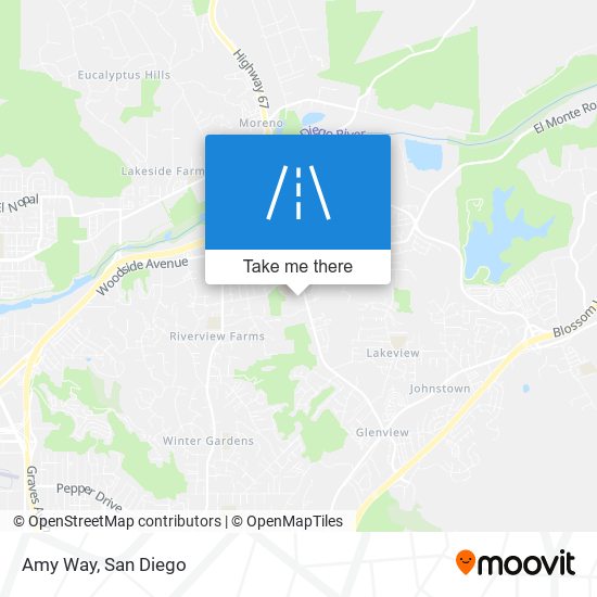 Amy Way map