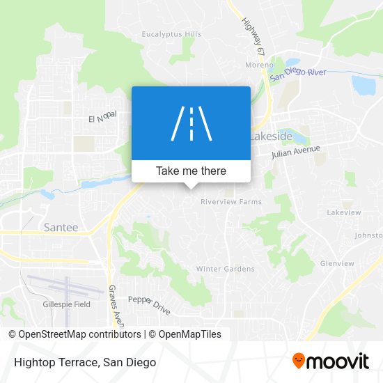Mapa de Hightop Terrace
