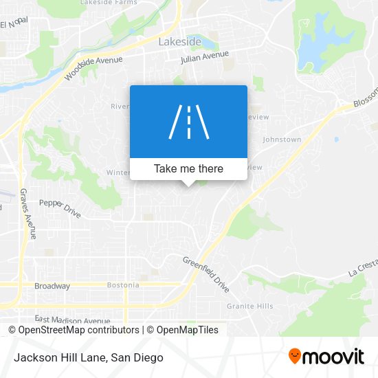 Mapa de Jackson Hill Lane