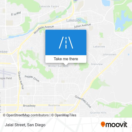 Mapa de Jalal Street