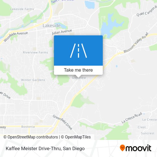 Mapa de Kaffee Meister Drive-Thru