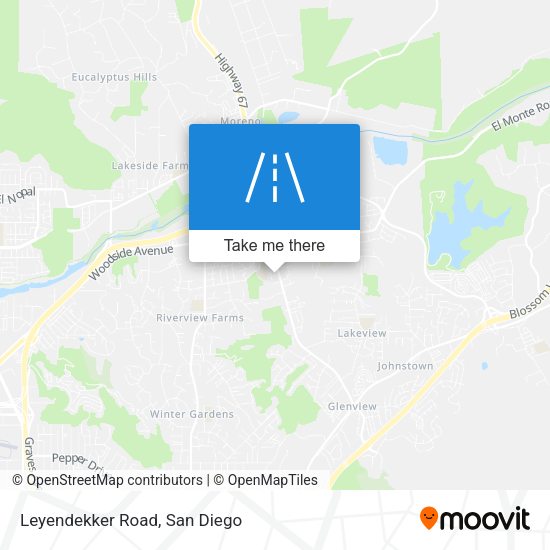 Mapa de Leyendekker Road