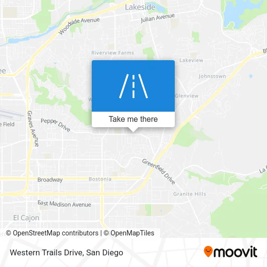Mapa de Western Trails Drive