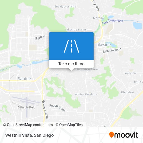 Mapa de Westhill Vista