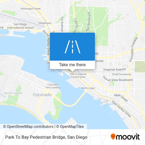 Mapa de Park To Bay Pedestrian Bridge