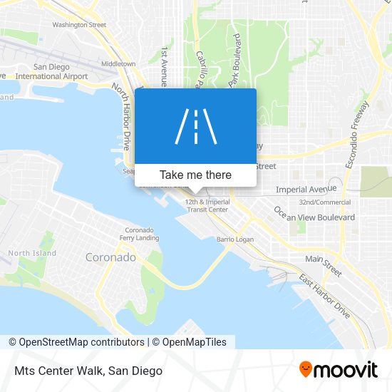 Mapa de Mts Center Walk