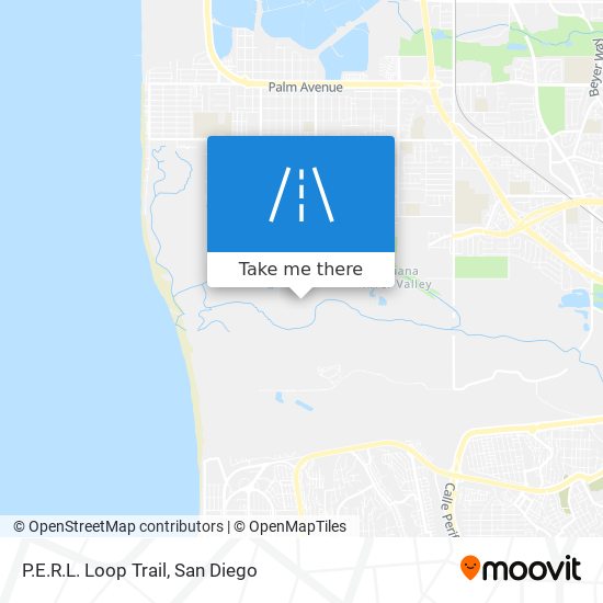 Mapa de P.E.R.L. Loop Trail