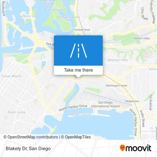 Mapa de Blakely Dr