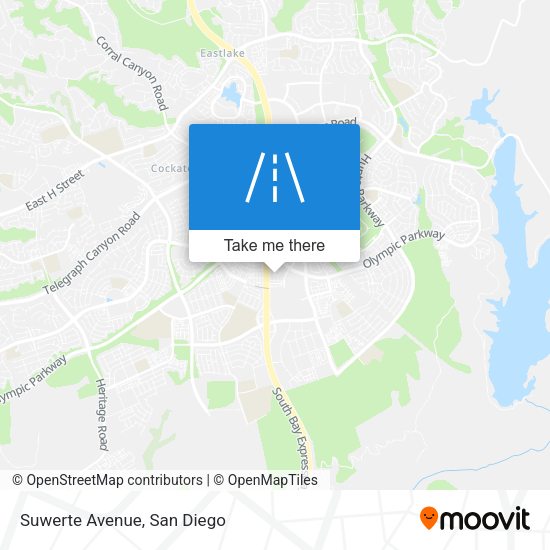 Suwerte Avenue map
