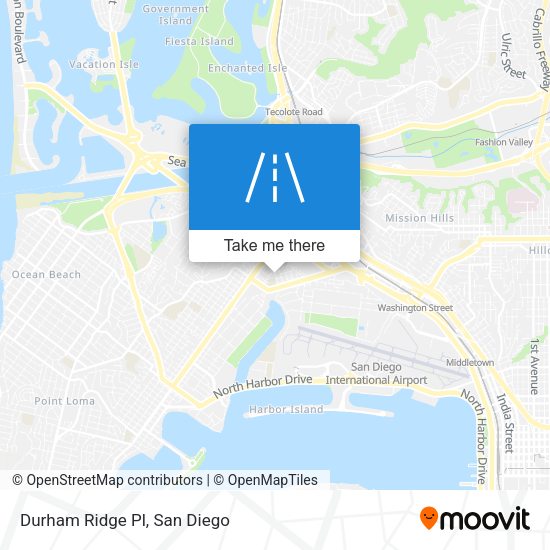 Mapa de Durham Ridge Pl