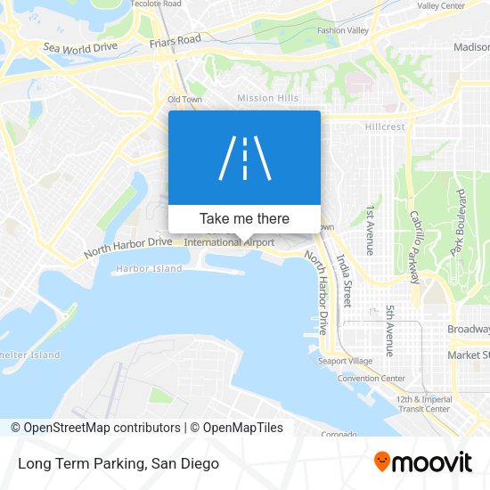 Long Term Parking map