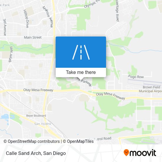 Mapa de Calle Sand Arch