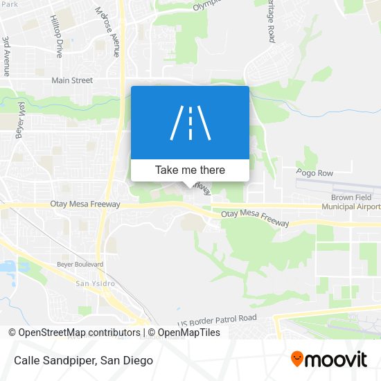 Mapa de Calle Sandpiper