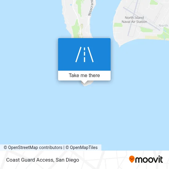 Coast Guard Access map